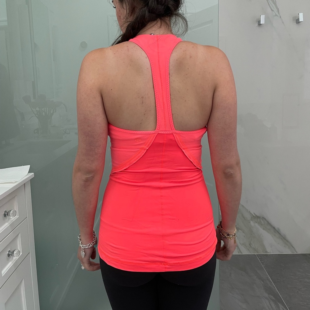 Neon Lululemon Workout Tank
